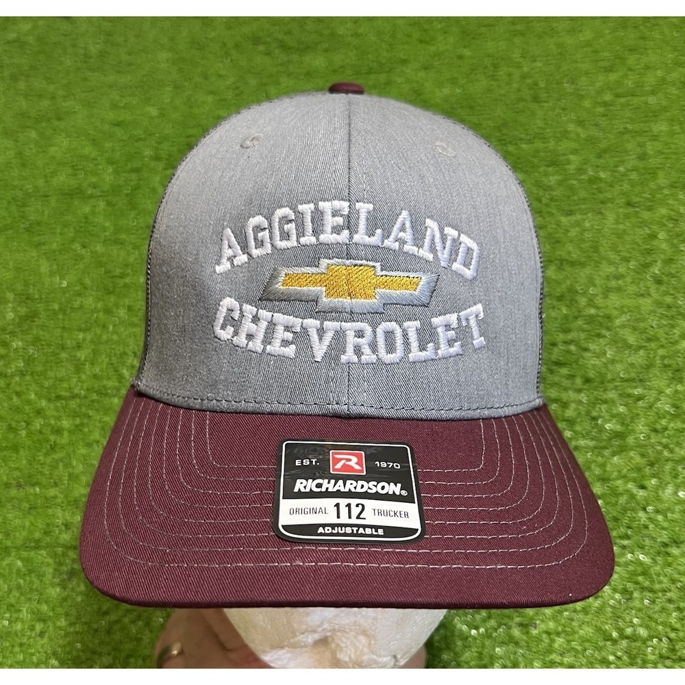 Texas A&M Chevy Hat‎ SnapBack college Station "Aggieland Chevrolet" NWT Trucker